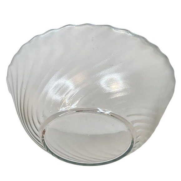 Arcoroc USA Clearbrook Saled Bowl, Glass Mixing Bowl Set 10" Diameter Frosted Sw - Picture 2 of 5